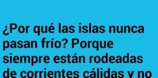 Las islas y su abrigo natural.