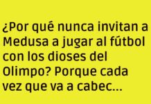 Medusa y el fútbol petrificado.
