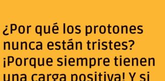 Protones felices y electrones en busca de conexión