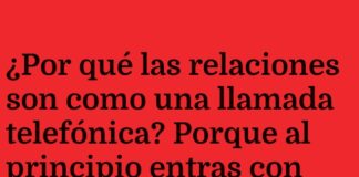 Relaciones: La Llamada Con Mala Señal