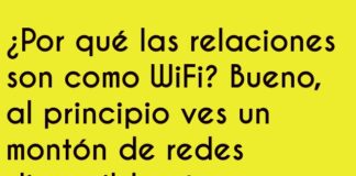 Relaciones y WiFi: Conexiones inestables