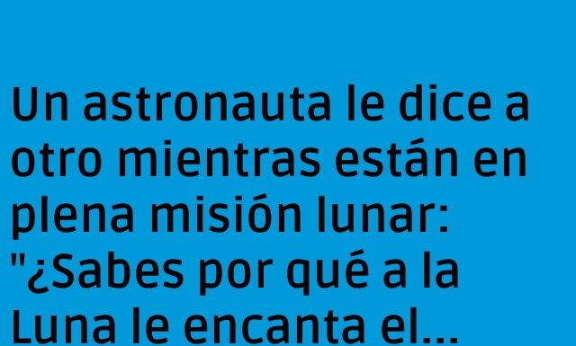 Risas espaciales en la Luna