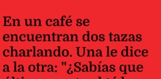 Té de etiqueta y tazas chismosas