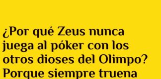 Zeus y su Poker «Eléctrico»