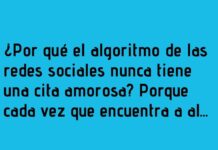 Algoritmo solitario: siempre en visto y nunca correspondido