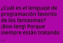 «BooLang: el lenguaje fantasmagórico sin bugs»