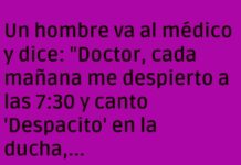 Canto de ducha a prueba de vecinos