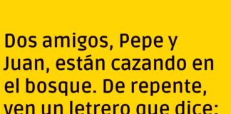 Correr más rápido que el amigo.