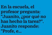 Culpa al reloj descompuesto por la tarea
