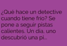 Detective en busca de pistas calientes y pizzas calientes