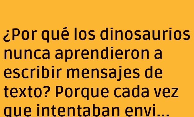 Dinosaurios Frustrados por Teclados Pequeños