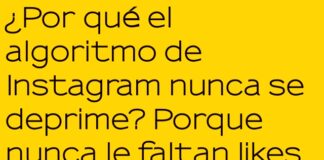 El algoritmo optimista de Instagram
