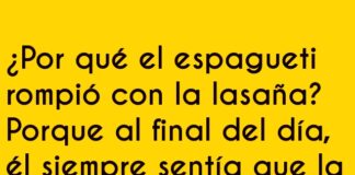 «El amor ligero del espagueti»