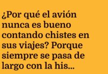 El avión cuentachistes que siempre se desvía
