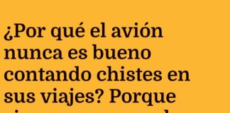 El avión cuentachistes que siempre se desvía