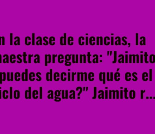El Ciclo del Agua según Jaimito