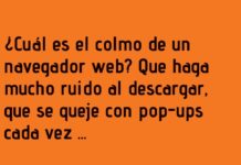 El colmo del navegador escandaloso