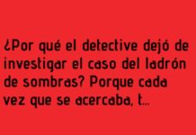 «El detective que prefirió la luz»