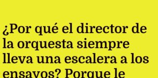 El director que subió el tono… y la escalera!