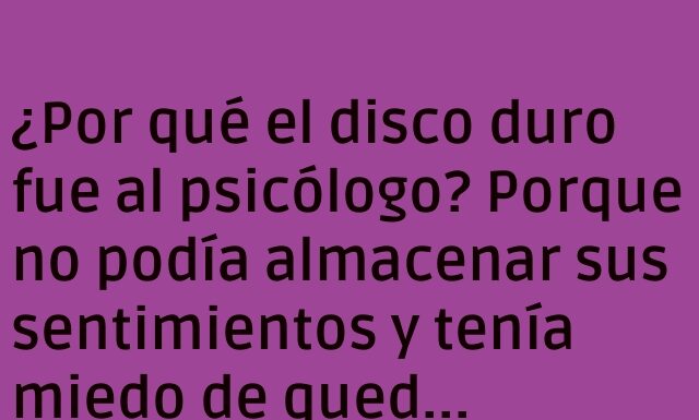 «El disco duro en terapia: cuando el almacenamiento emocional falla»