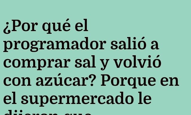 «El Dulce Debug del Programador»