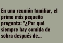 El Dulce Postre de los Problemas Familiares