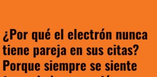El electrón: un amor cargado y negativo
