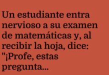 El enigma matemático y la calma del profe