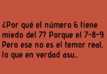El espejo numérico que causa pavor.