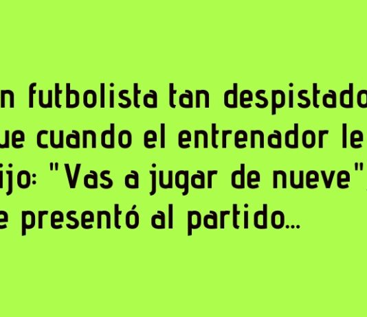 El futbolista que jugó en el campo equivocado