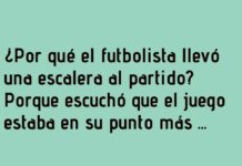 El futbolista que subió al marcador por escalar.