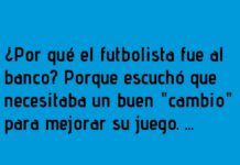 El futbolista y el «cambio» financiero