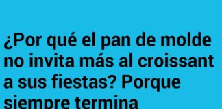 El glamour enrollado del croissant.