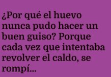 El huevo llorón y sus tareas revolconas