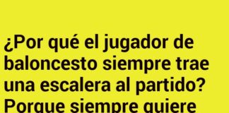 El jugador que apunta alto pero no en el marcador