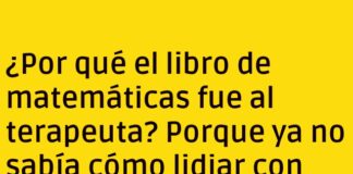 El libro de matemáticas en terapia