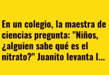 El nitrato más económico de Juanito