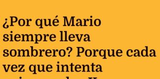 El peinado imposible de Mario