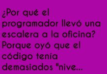 El programador y la escalera de niveles codificados
