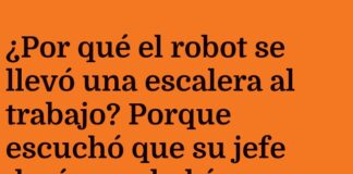 El robot escalador del nivel laboral