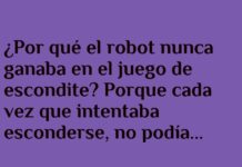 El robot juez del escondite.