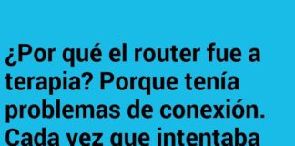 «El router en busca de conexión emocional»