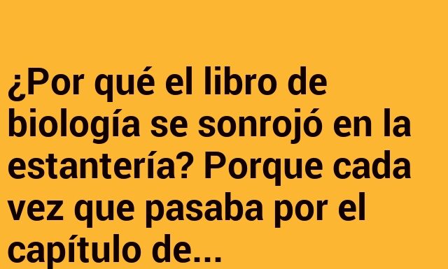 «El Rubor del Libro de Biología»