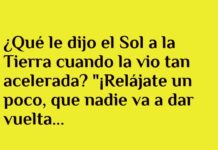 El Sol aconseja relajo terrestre