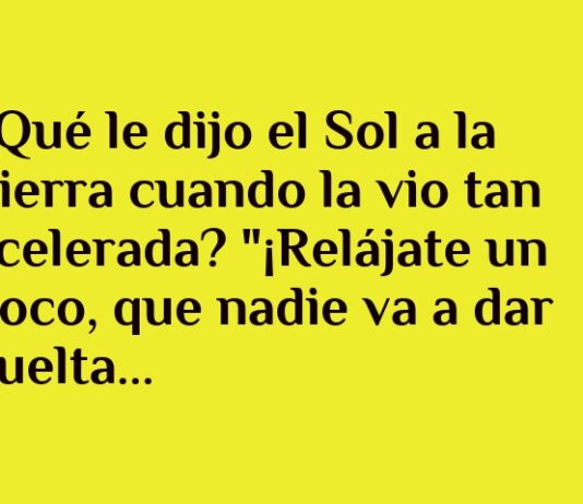 El Sol aconseja relajo terrestre