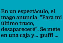 El truco del mago flojo.