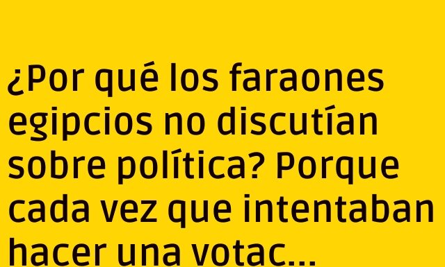 Empate piramidal en la política faraónica