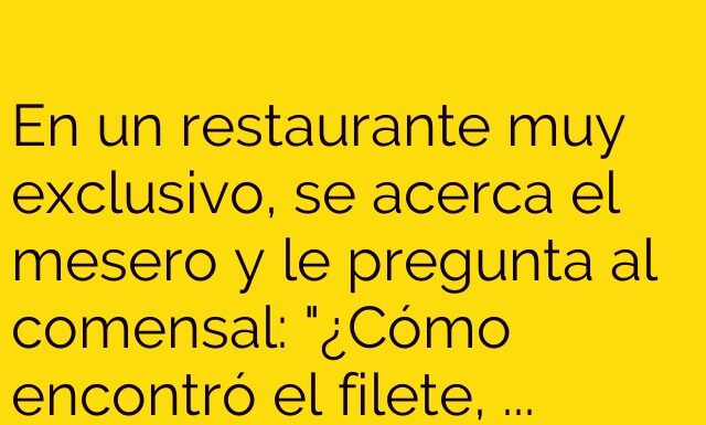 Filete Extraviado Bajo el Perejil