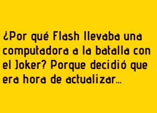 Flash actualiza su velocidad contra el Joker