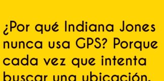 Indiana Jones y el misterio del GPS perdido
